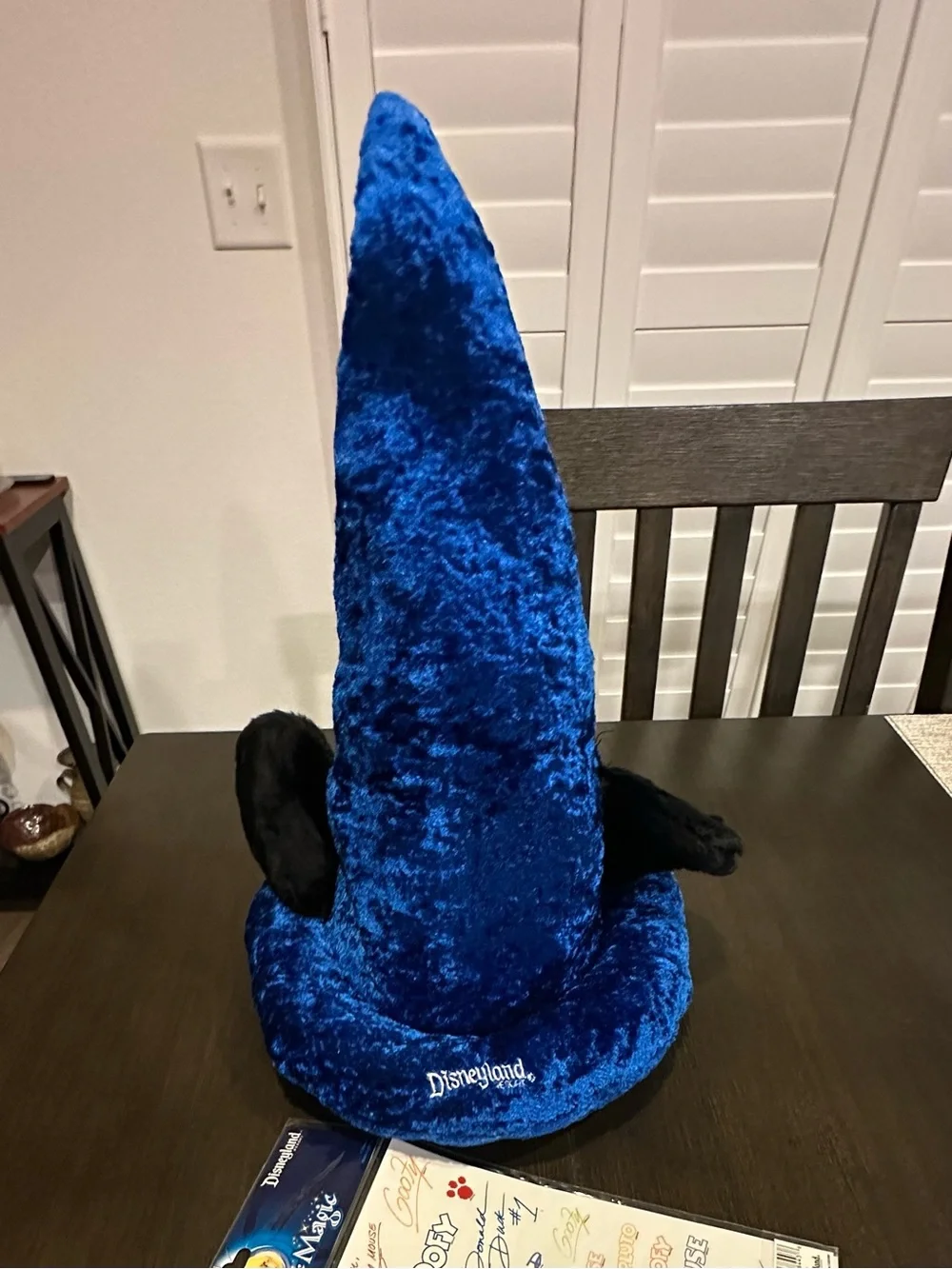 Disney Parks Sorcerer Mickey Mouse Plush Wizard Hat Adult (Fantasia) NEVER WORN